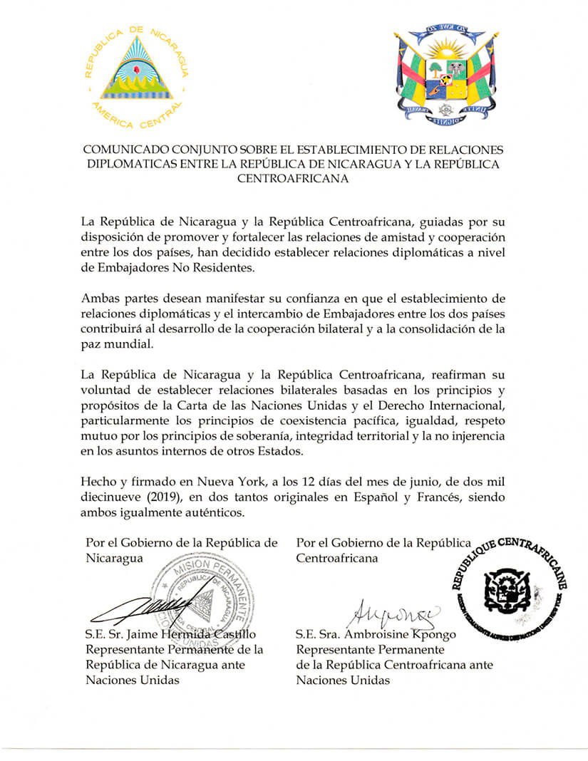 nicaragua-republica-centroafricana